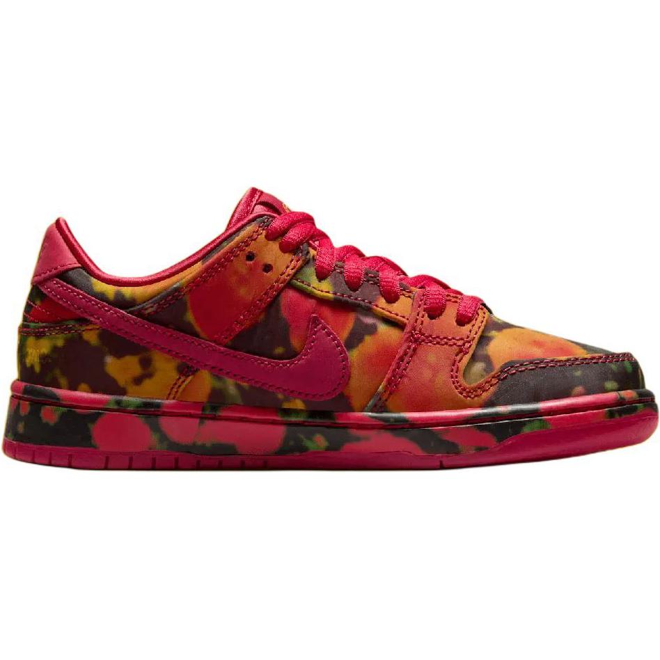 Детские скейтерские кроссовки Pre-school Nike, красный/черный — фото 2