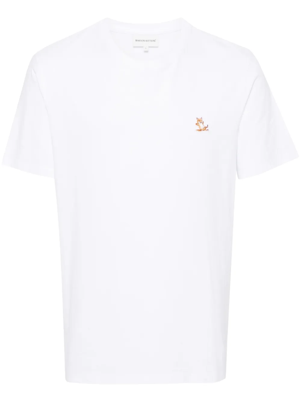 

Футболка с нашивкой Fox Maison Kitsuné, белый