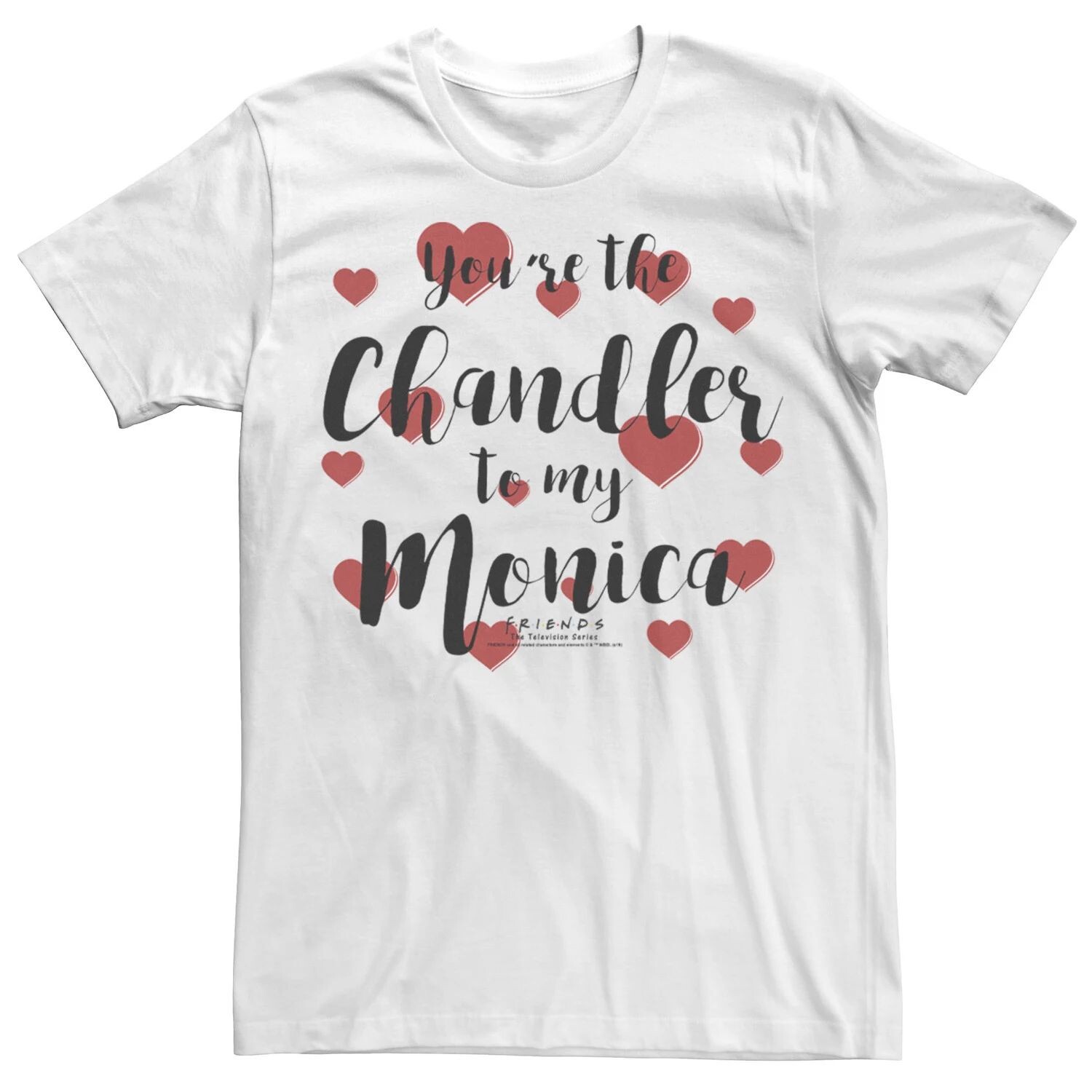 

Футболка Men's Friends You're The Chandler To My Monica Hearts Licensed Character
