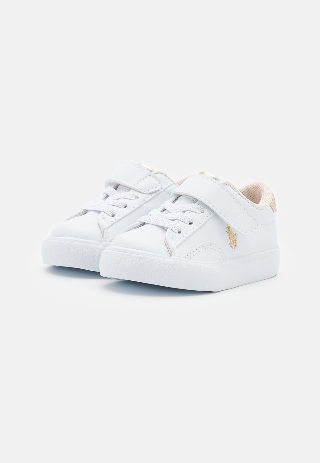Кроссовки низкие THERON Polo Ralph Lauren, цвет white/gold metallic — фото 2