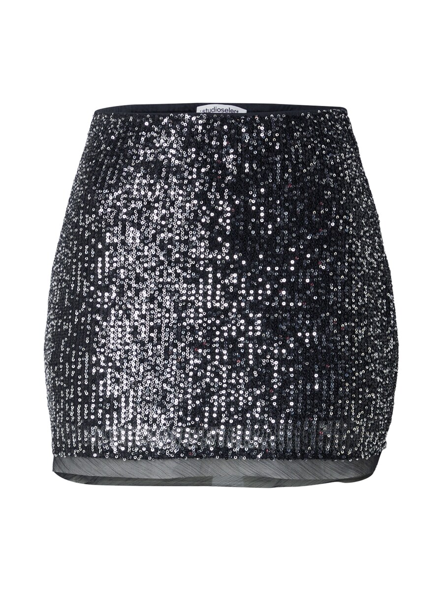 

Юбка studioselect Rita, черный/серебристый
