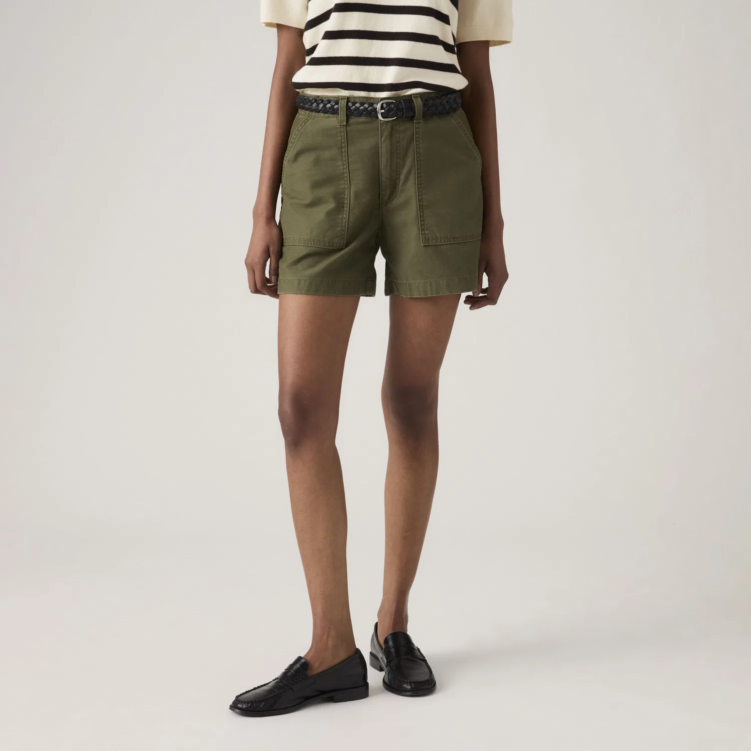 Легкие женские шорты Cinch Utility Levi's, Green — фото 2