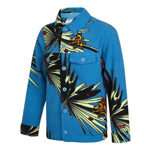 

Куртка Nike Funny Pattern Stay Warm lamb's wool Jacket Blue, синий