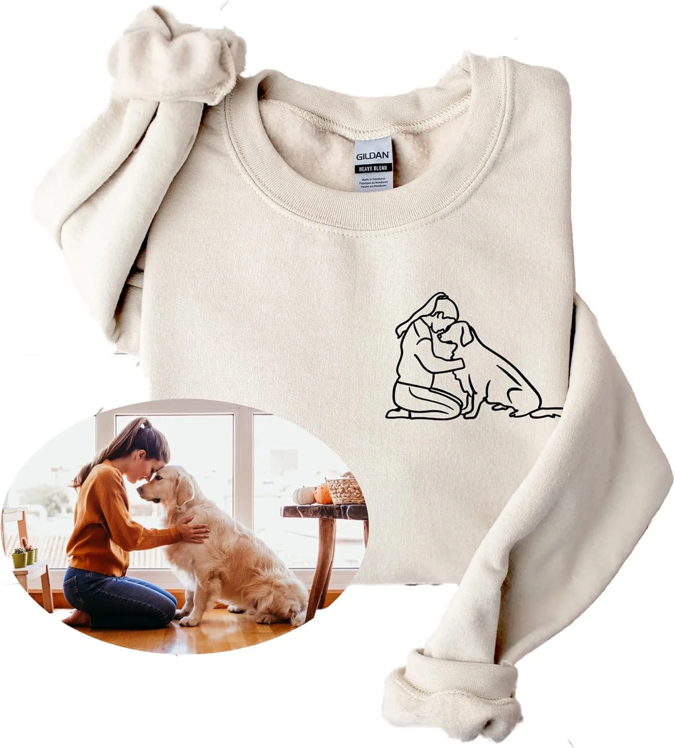 

Свитшот с портретом питомца Cat Mama Merrvey