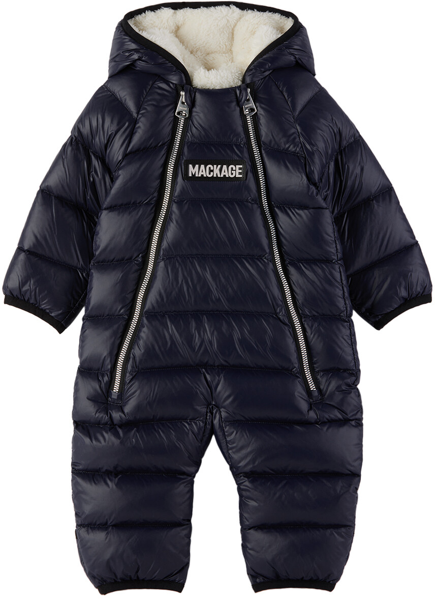

Пуховый зимний комбинезон BabyBambi Темно-синий Mackage