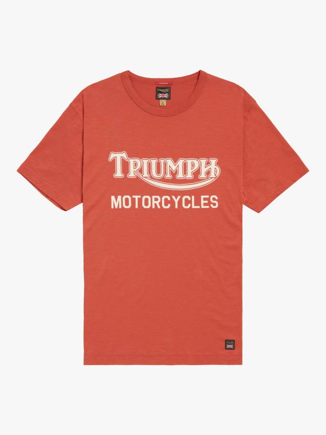 

Футболка barwell Triumph Motorcycles, цвет Rust