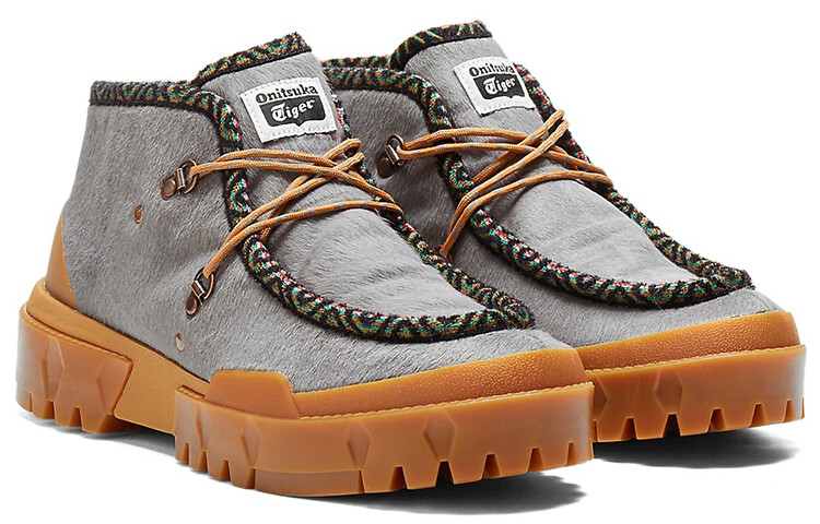 Ботинки Hmr Peak Outdoor унисекс среднего размера серые Onitsuka Tiger — фото 3