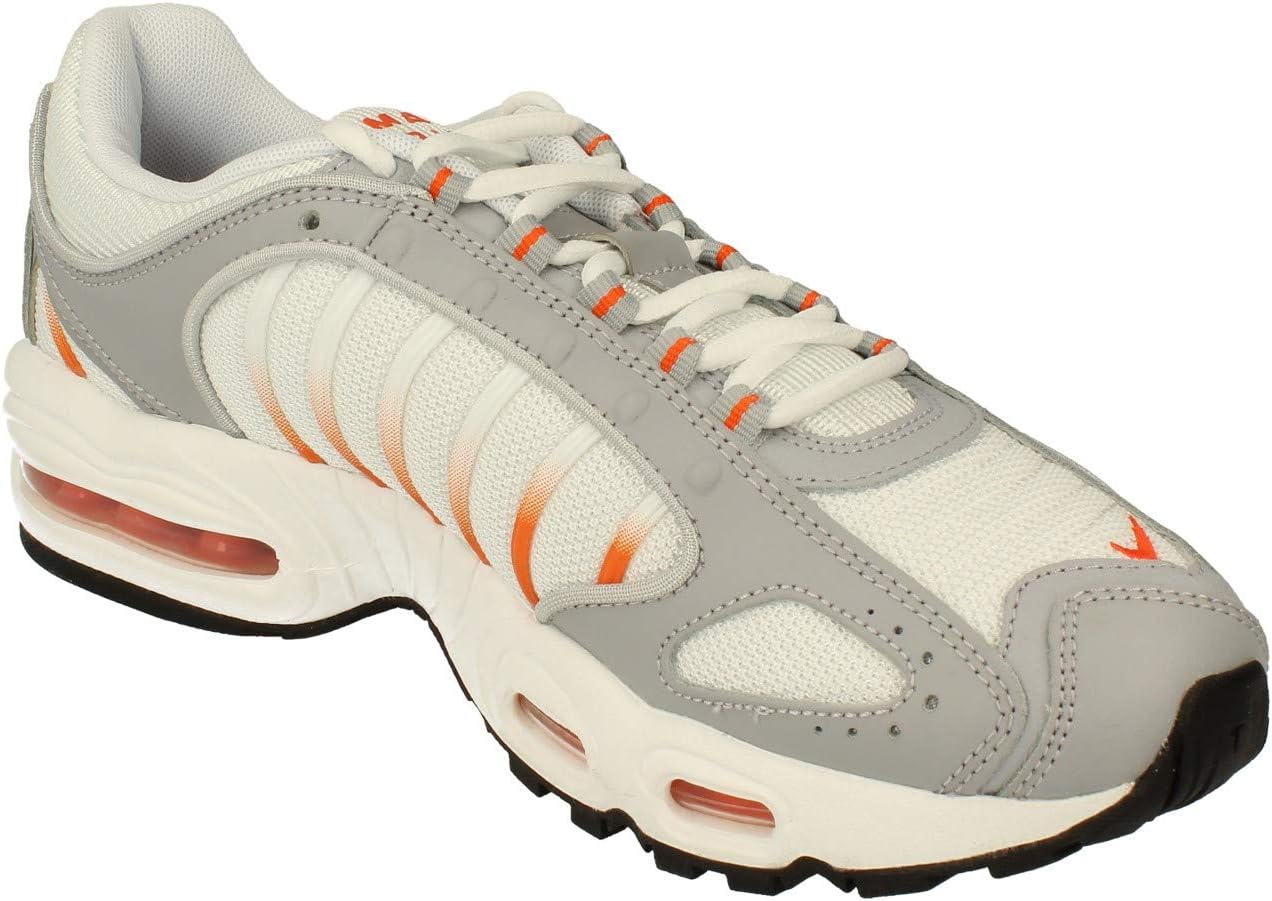 Мужские кроссовки Nike, White Orange Blaze Wolf Gray Black — фото 4