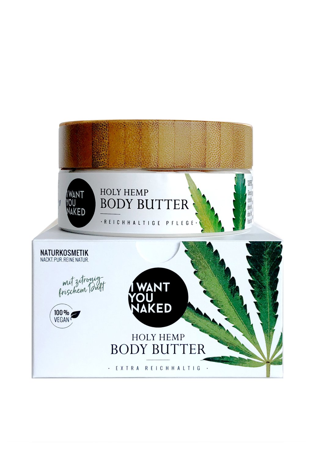 

Масло для тела HOLY HEMP BODY BUTTER BIO-HANFSAMENÖL & VITAMIN E I WANT YOU NAKED