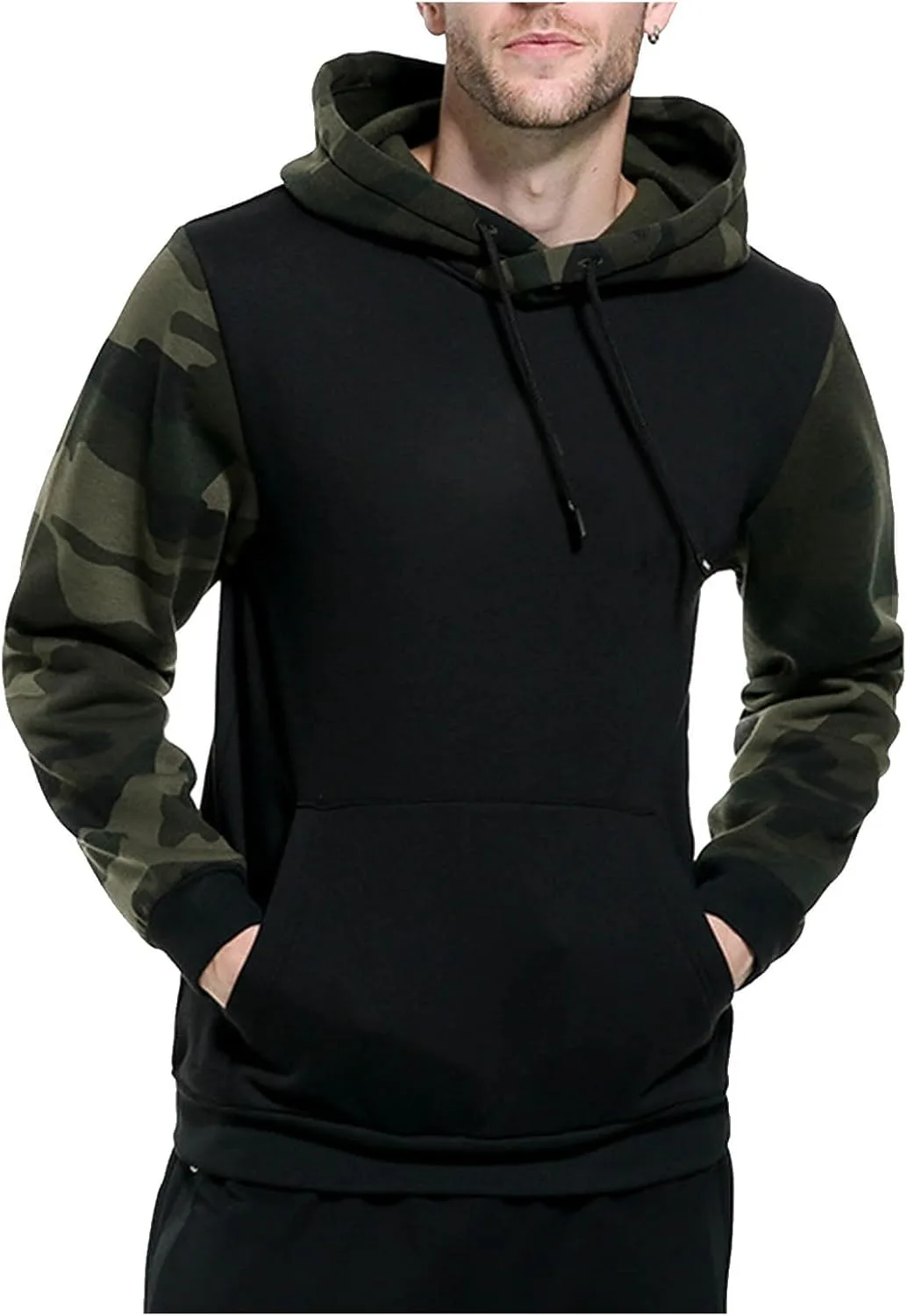 

Толстовка Akklian с капюшоном и камуфляжным принтом