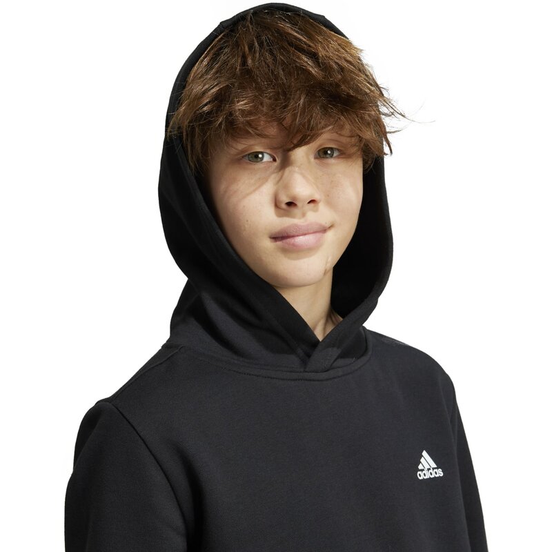 Уютный детский комплект Kapuzensweat Essentials с маленьким логотипом Adidas, черный — фото 4