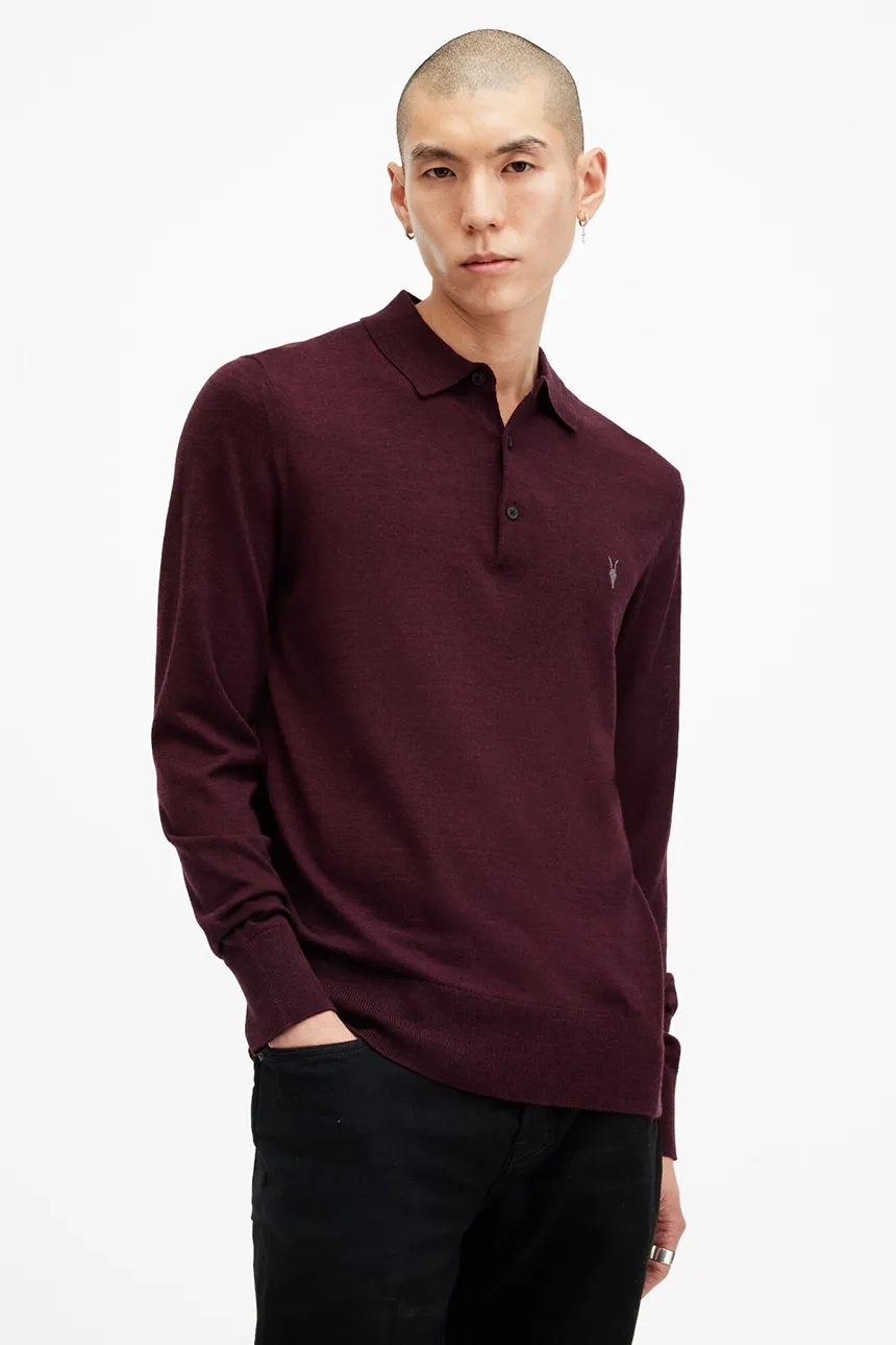 

Свитер MODE из шерсти MERINO AllSaints, красный