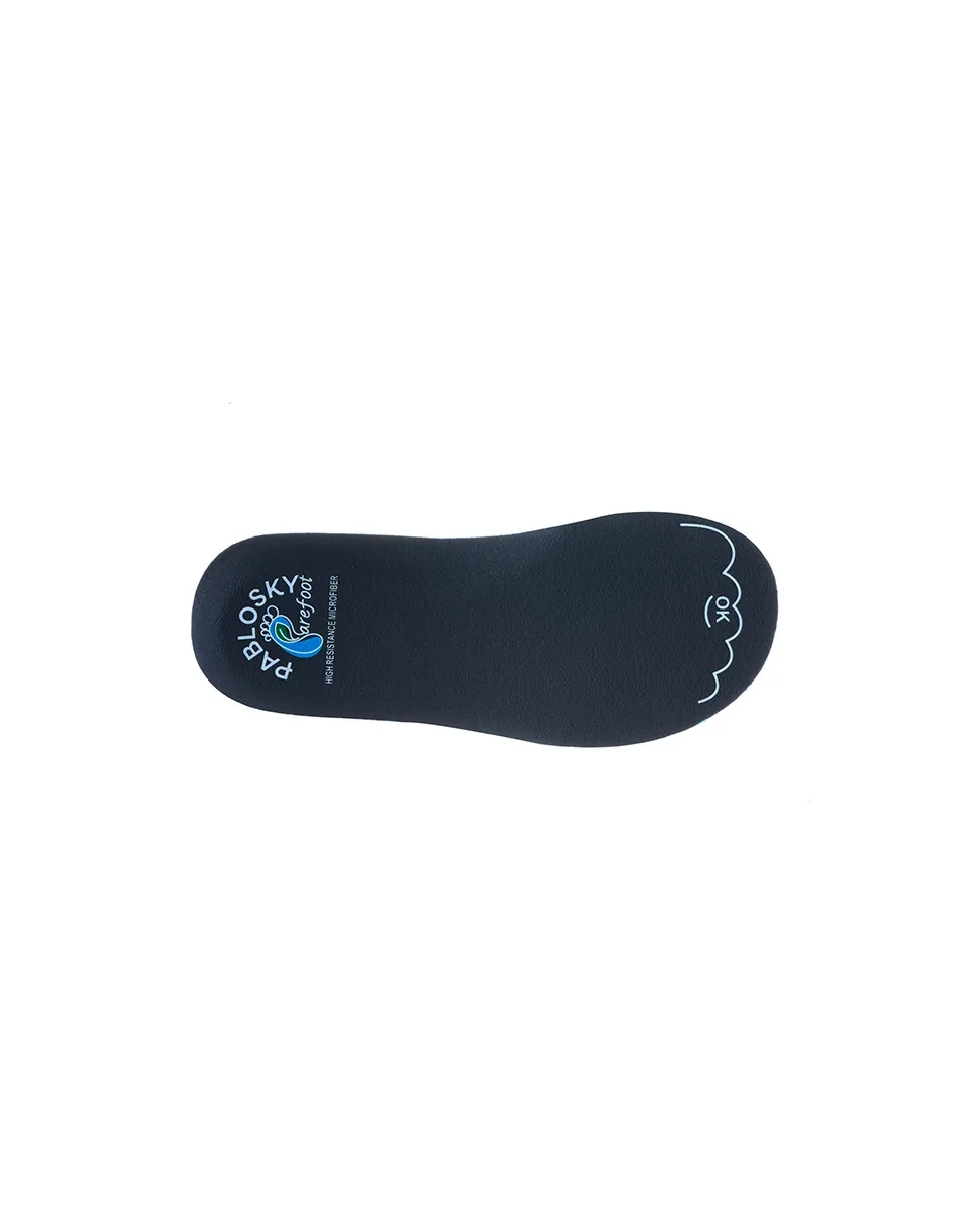 Детские ботиночки из кожи на липучках Pablosky, темно-синий — фото 2