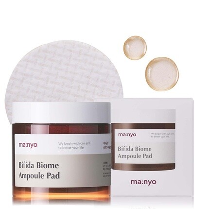 

ma:nyo Bifida Biome Ampoule Pad, корейский уход за кожей, 70 подушечек