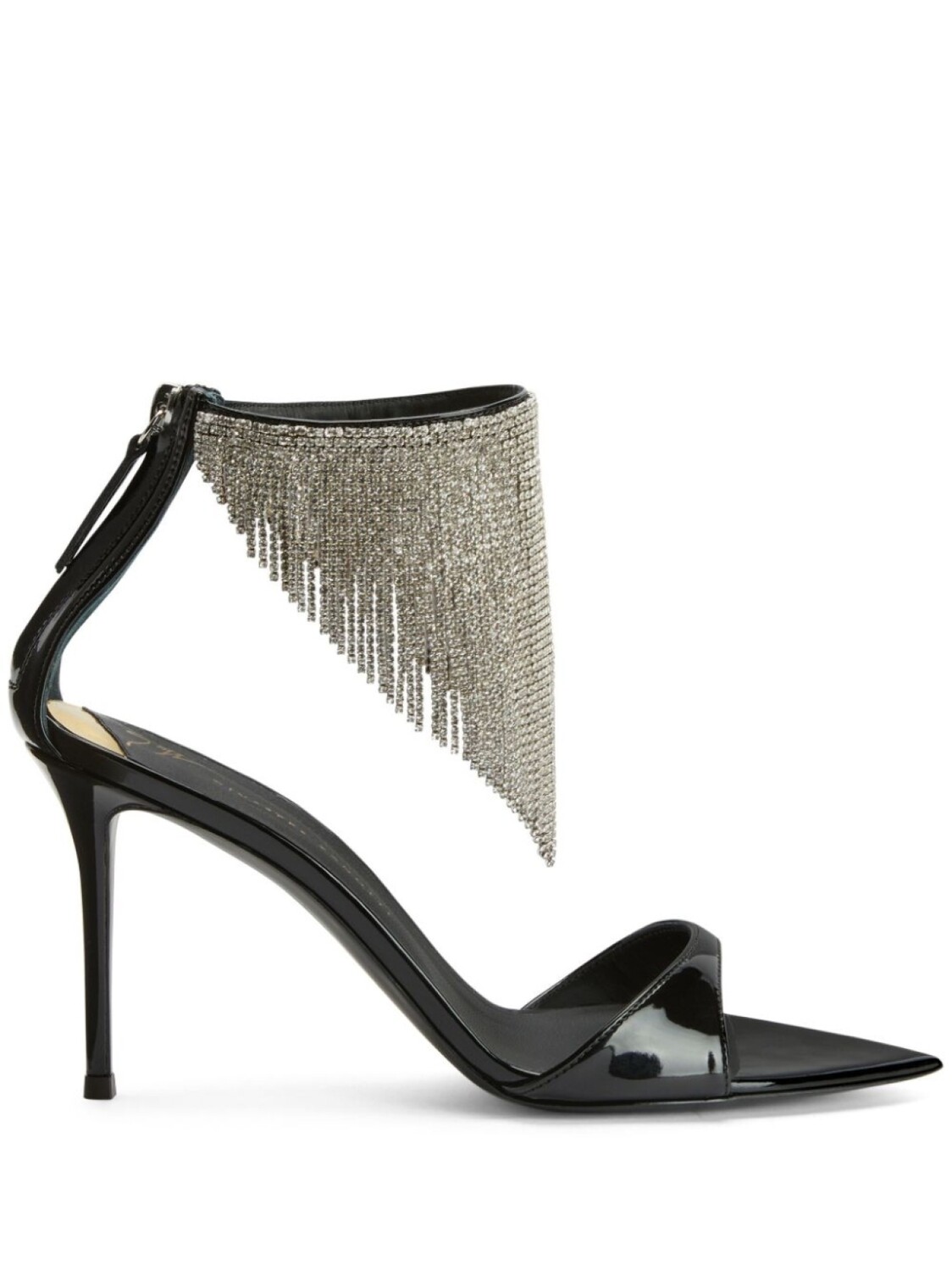 

Giuseppe Zanotti босоножки Intriigo 90 с кристаллами, черный
