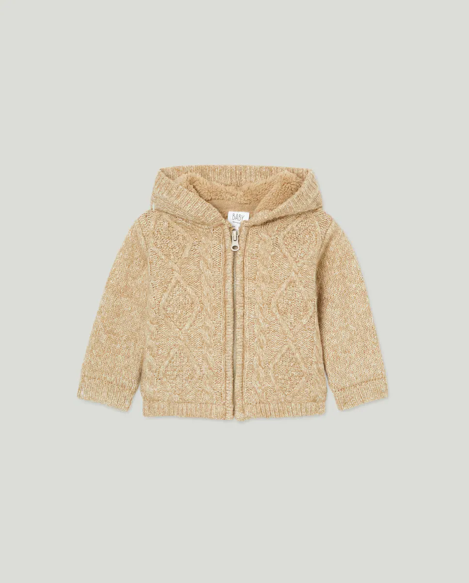 

Куртка с капюшоном для мальчика Baby El Corte Inglés, цвет 120 Crudo