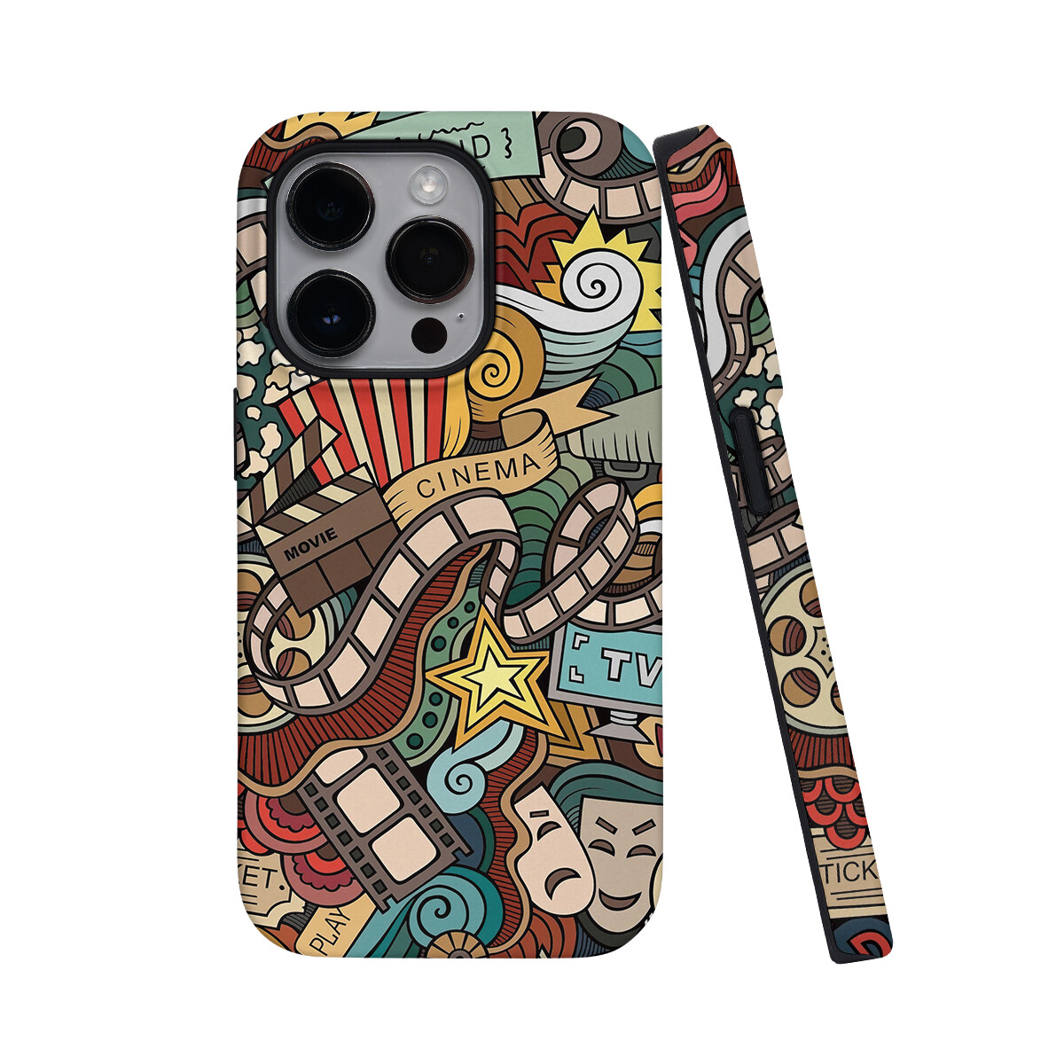 

Чехол для телефона Keshami, Music elements half-pack with magnetic