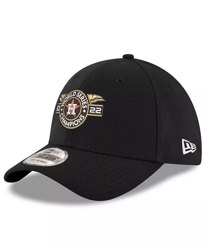 

Мужская черная кепка Houston Astros World Series Champions 2022, реплика 39THIRTY Flex Hat New Era