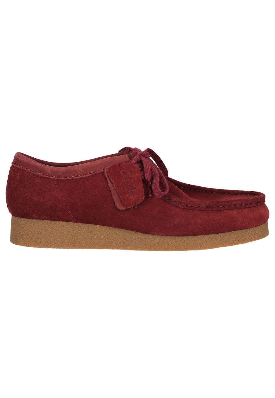 Туфли на шнуровке CLARKS WallabeeEVO, красный — фото 4