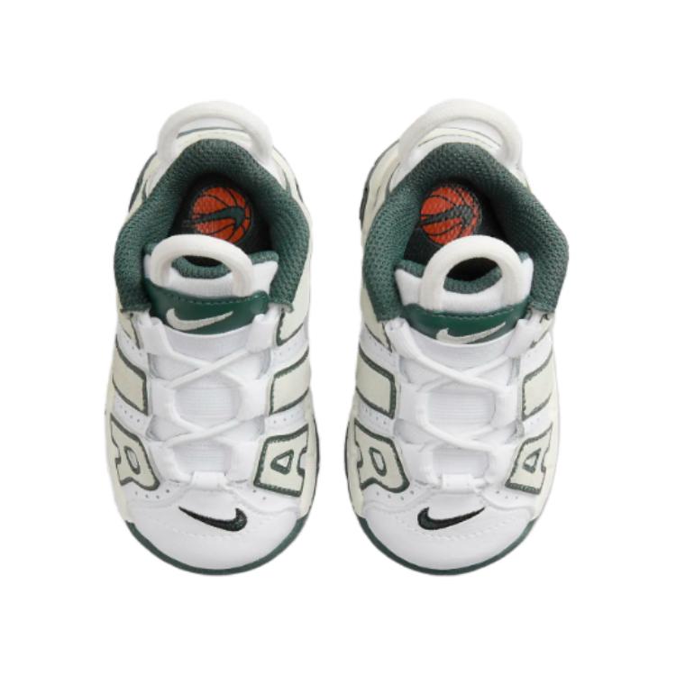 Nike Air More Uptempo TD 'White Vintage Green', Белый Зеленый — фото 4