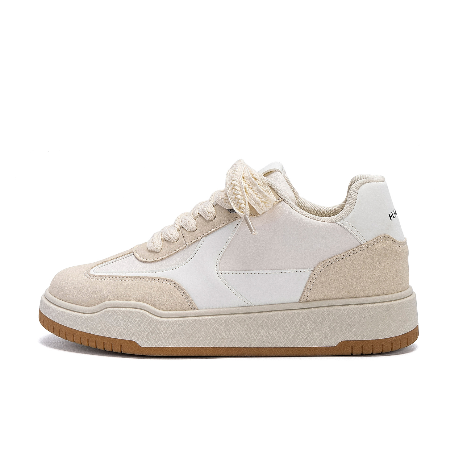 

HUANQIU Synthetic Leather легкие низкие кроссовки для скейтбординга мужские Beige Khaki