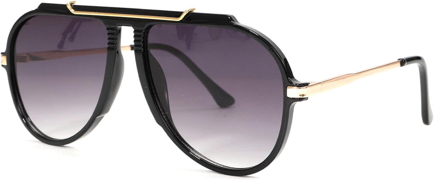 

Willochra Модные солнцезащитные очки-пилот большого размера для женщин и мужчин, круглые солнцезащитные очки в винтажном стиле с большой оправой, солнцезащитные очки-щитки для мужчин, C1