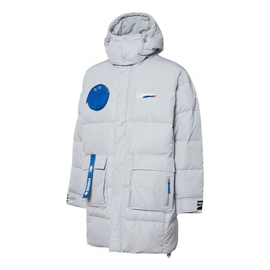 

Куртка x roaringwild long down jacket 'white' Puma, белый