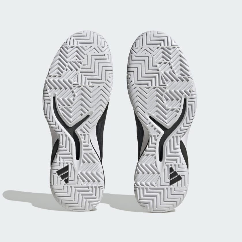 Мужские теннисные кроссовки Adidas Adizero Cybersonic, белый/черный — фото 4