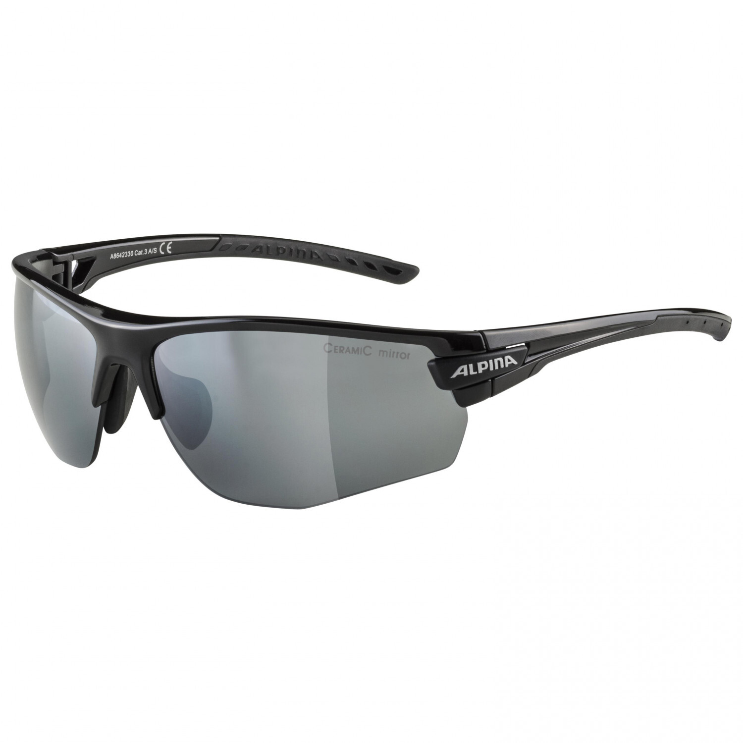 

Велосипедные очки Alpina Tri Scray 2 0 HR Mirror Cat 0+2+3, черный