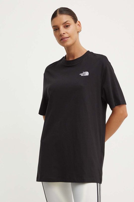 

Хлопковая футболка WS/S Essential Oversize The North Face, черный