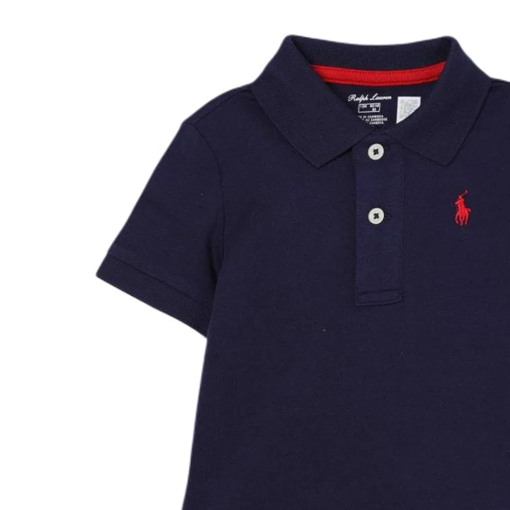 Комбинезон Polo Ralph Lauren синий для младенцев — фото 3