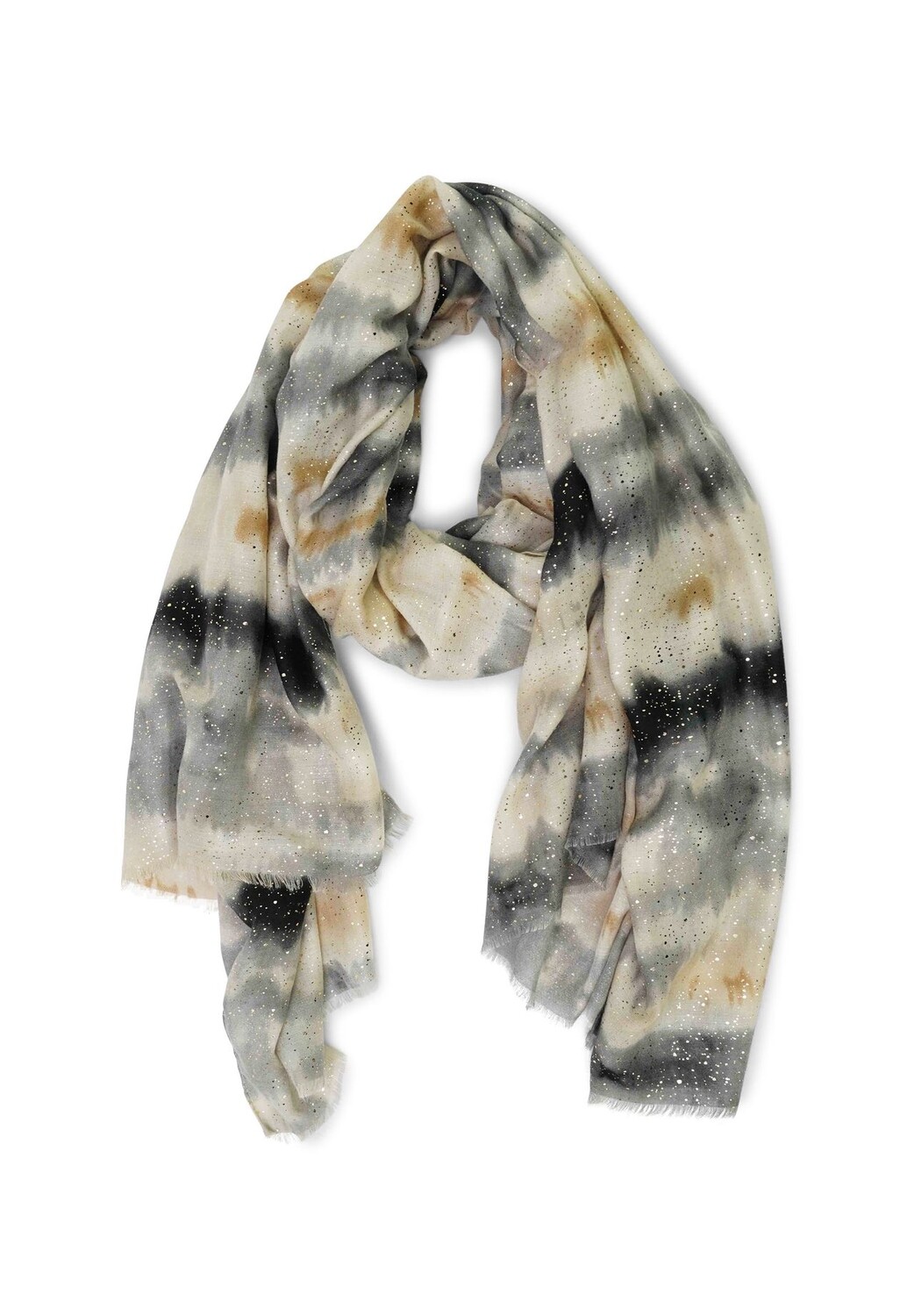 

Шарф с мотивом батик HARPA, цвет Grey Beige One Size