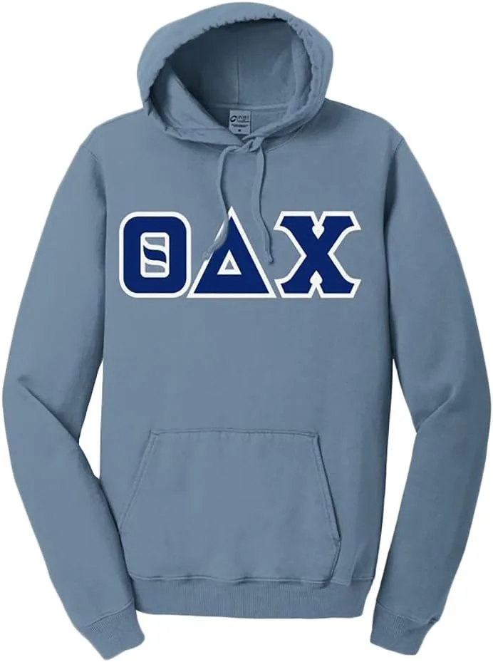 

Толстовка с капюшоном Pigment-Dyed от Greekgear Theta Delta Chi