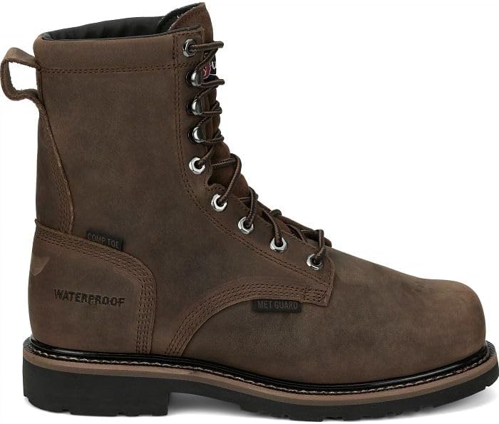 Мужские ботинки Justin Boots SE630 Pulley 8 водонепроницаемые, Whiskey Brown — фото 2