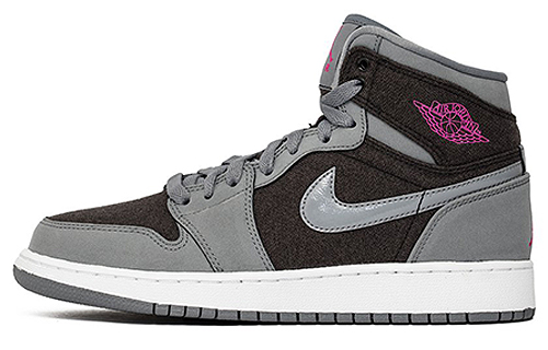 

Кроссовки Jordan 1 Retro High GS Cool Grey Vivid Pink