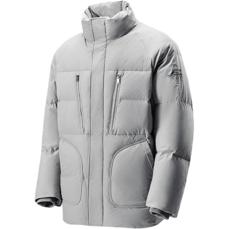 

Куртка пуховая BAISHAN,LIANMINGKUAN FW25 мужская Ecco, dove серый