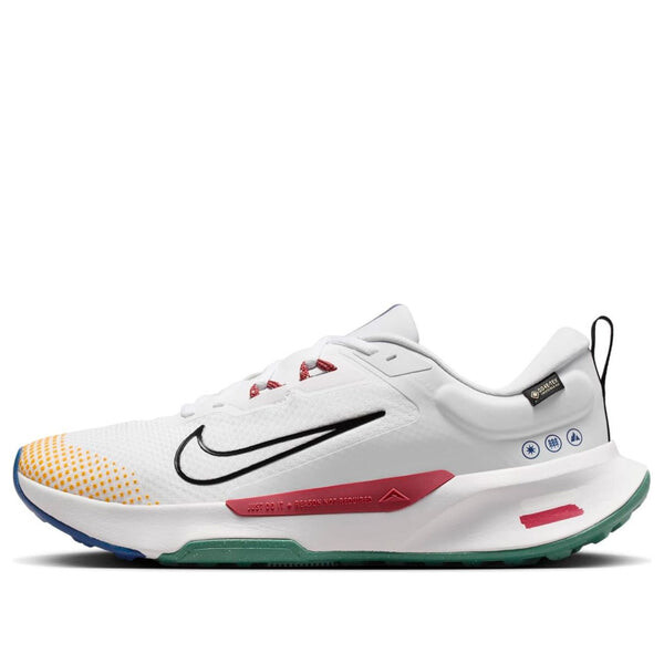 

Кроссовки juniper trail 2 gore-tex 'white cedar black' Nike, белый