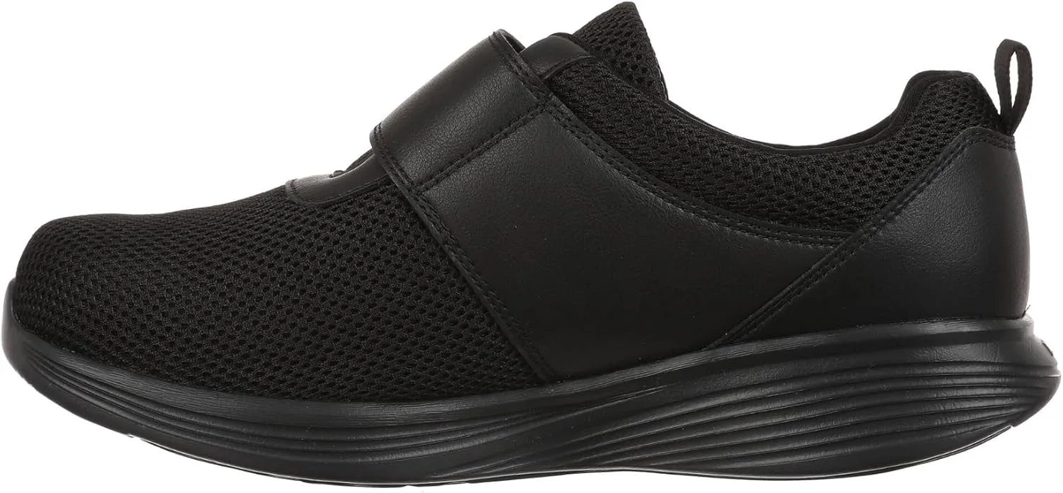 Мужские низкие кроссовки MBT Modena ACA.VELCRO 4F M, уровень 2, эффект рокера: средний, черный — фото 3