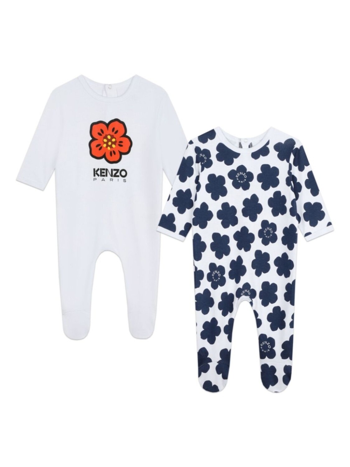 

Kenzo Kids комплект Boke Flower из двух пижам, белый
