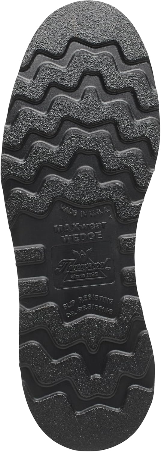Ботинки Thorogood American Heritage 8 с металлическим носком, полностью из натуральной кожи, с клиновидной подошвой и стелькой с амортизацией, Tobacco — фото 4