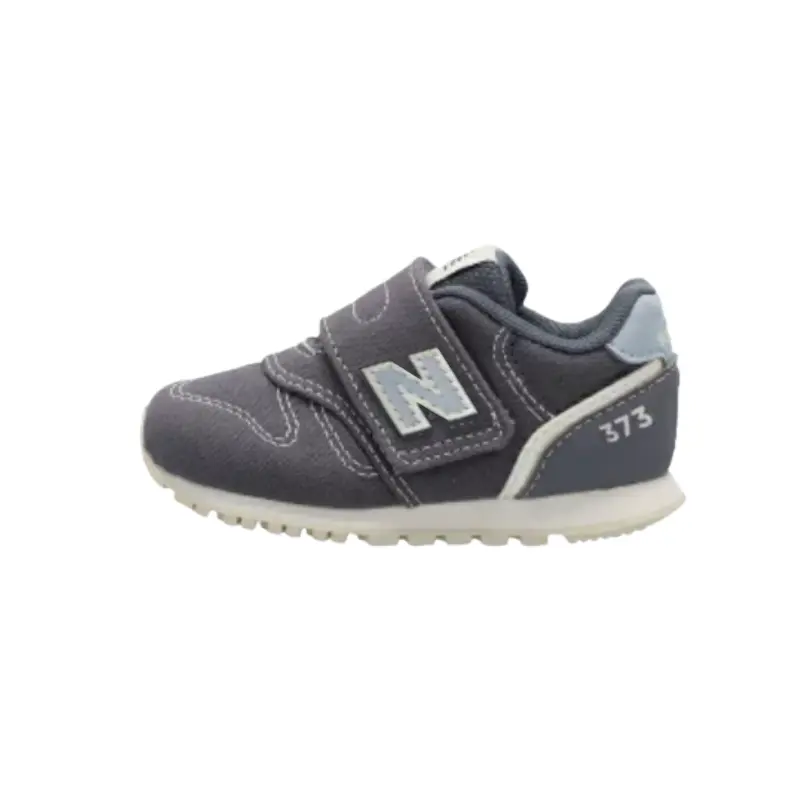 

NB 373 Легкие амортизирующие низкие кроссовки для малышей серые New Balance, серо-белые