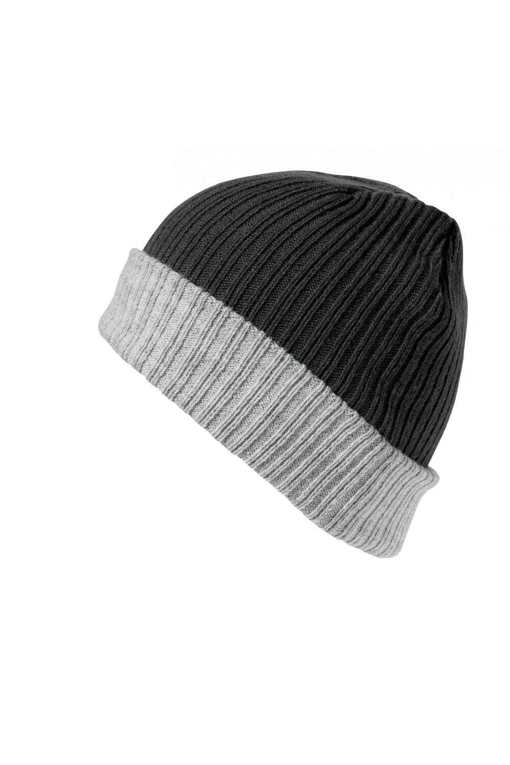 

Двухслойная вязаная шапка Winter Essentials Result, черный