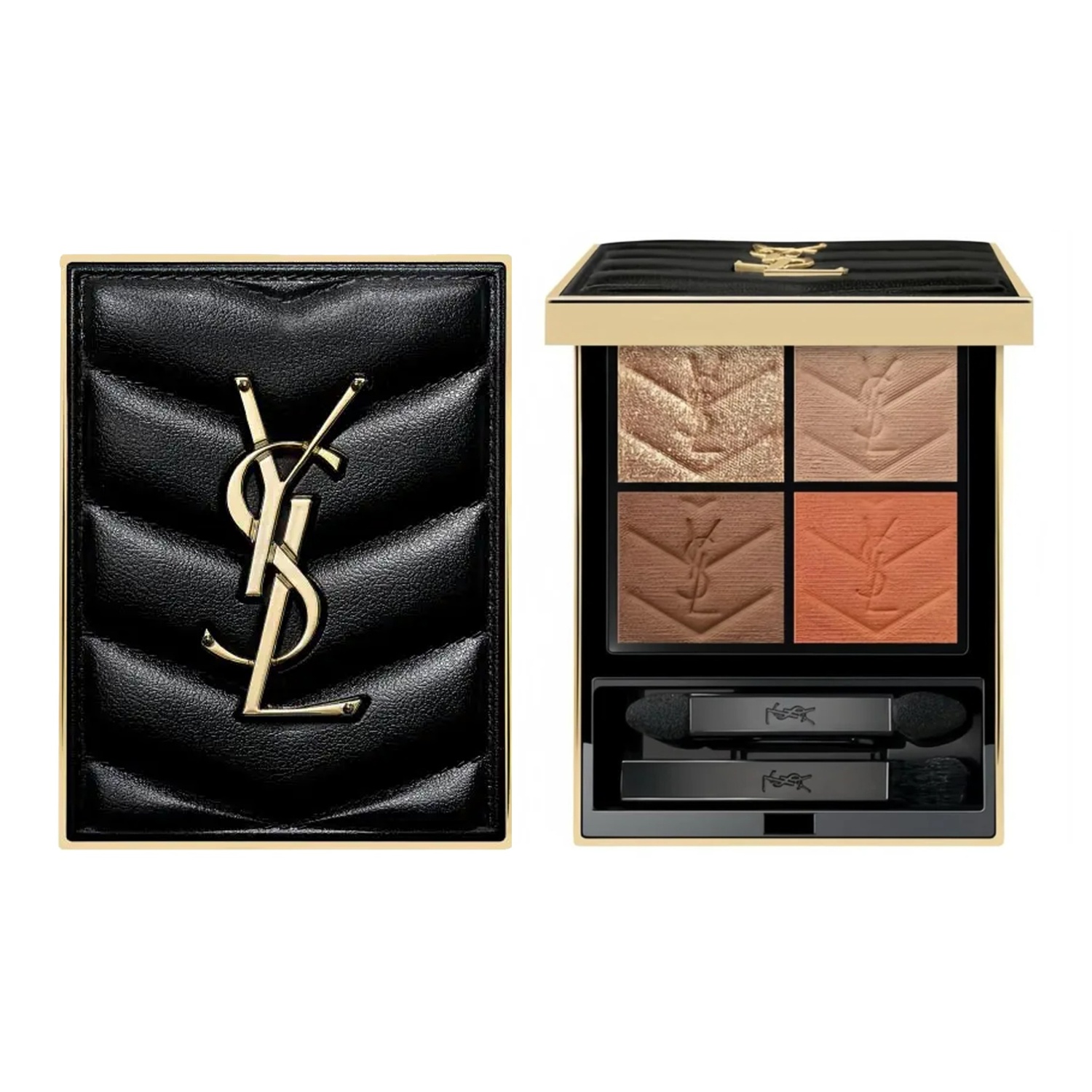 

Мини-клатч в стиле Luxury Style палетка теней для век Natural Brightening Skin Tone SAINT LAURENT, # 810 kanhong party