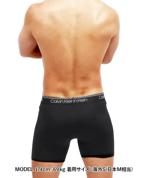 Мужские длинные боксерские шорты Calvin Klein MICRO STRETCH — фото 2