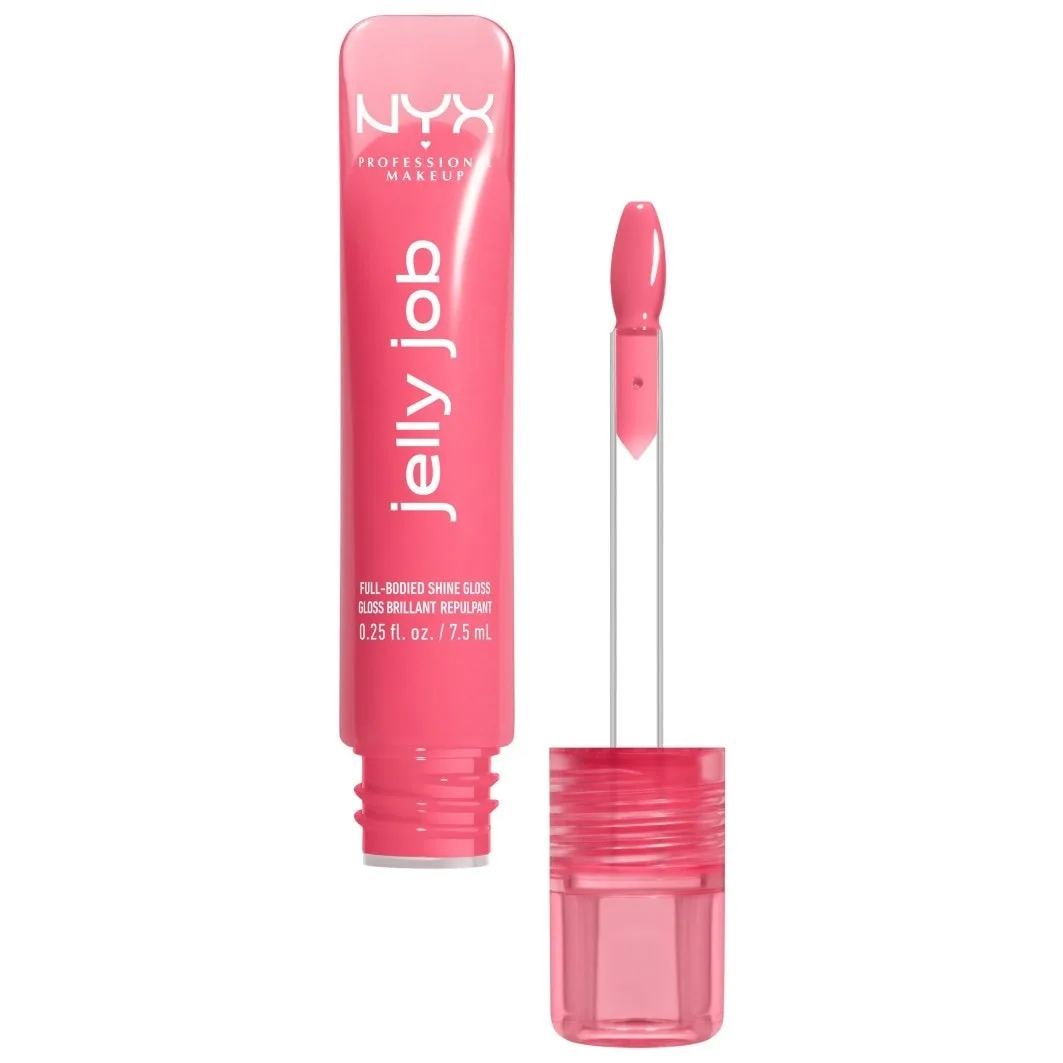 Блеск для губ в форме желе с пептидами Nyx Professional Makeup, 07 - jelly blushin, 8 мл — фото 3