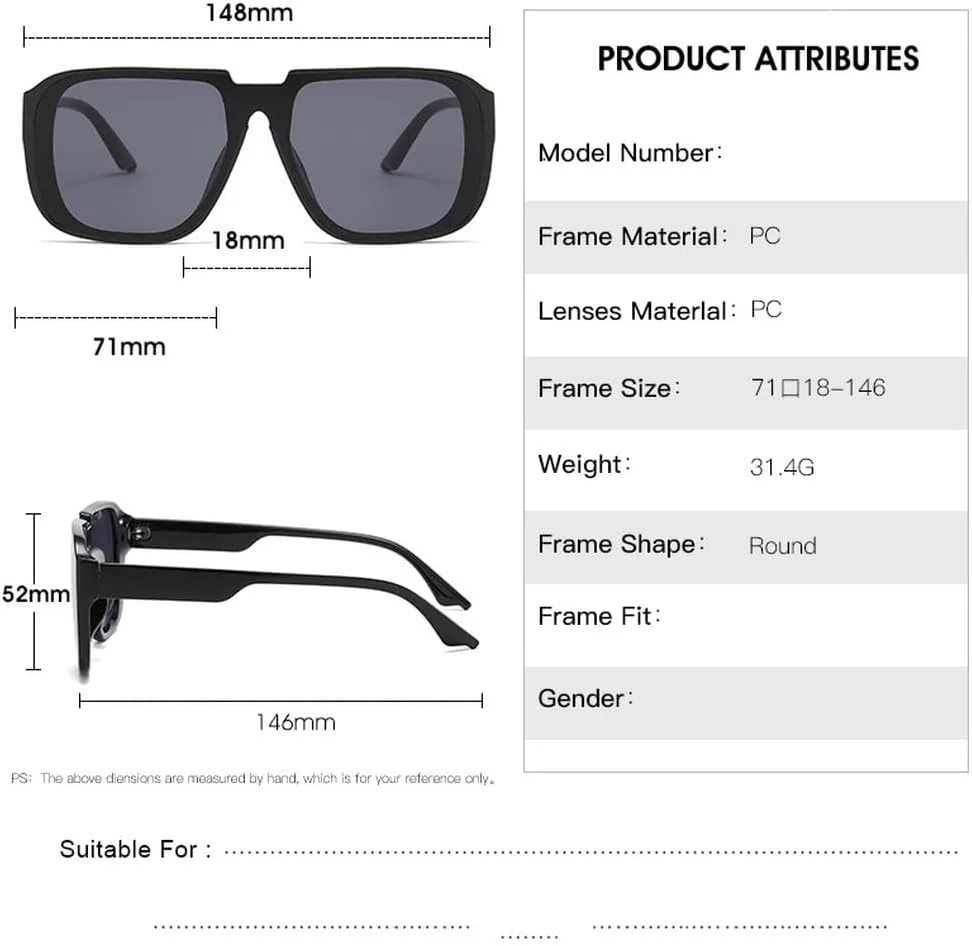 

Мужские солнцезащитные очки в стиле ретро для женщин и мужчин, модные винтажные солнцезащитные очки класса люкс с защитой от УФ-излучения UV400 TKKTLLT, Black Tea