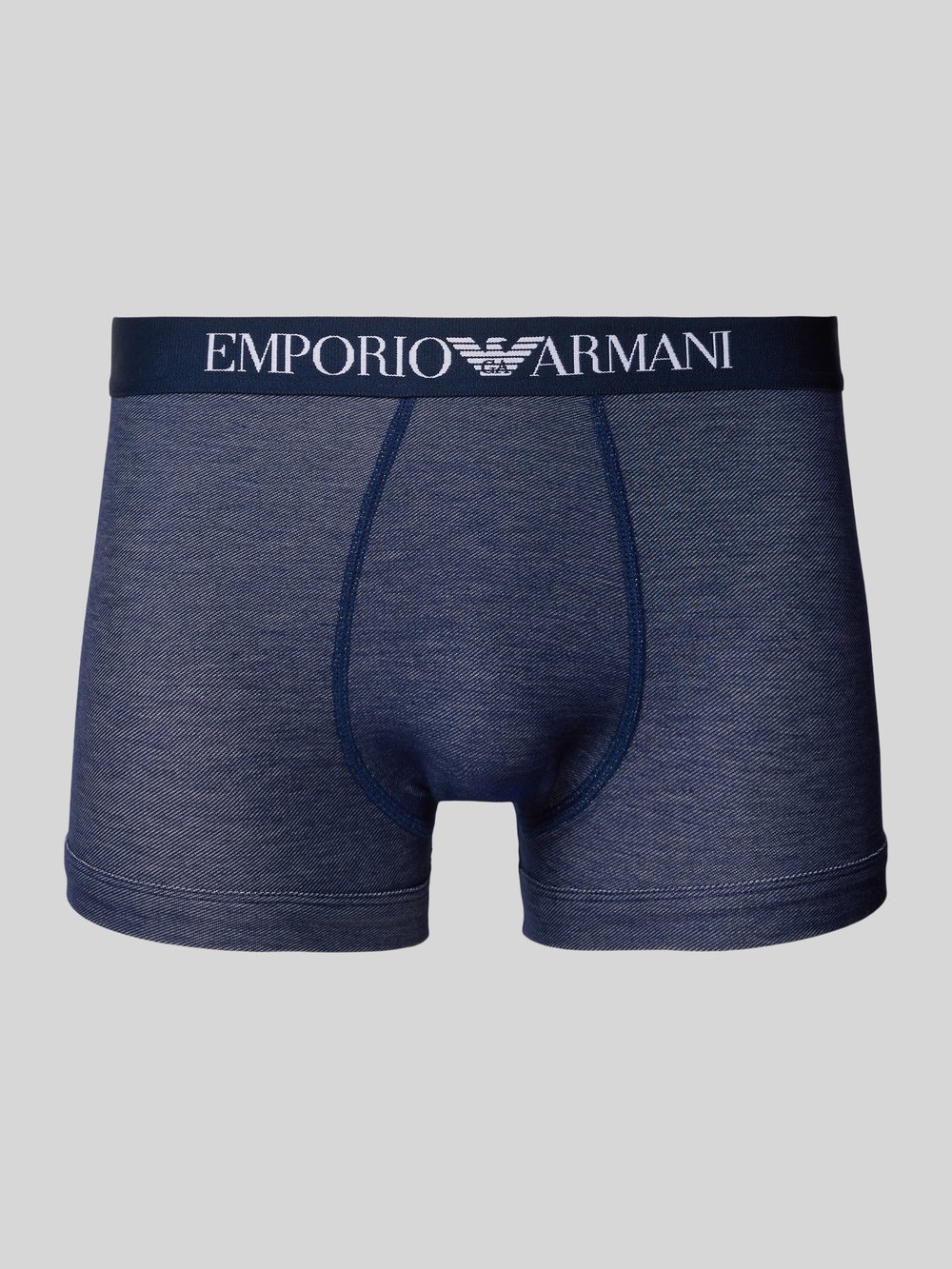 

Трусы-боксеры с эластичным поясом и этикеткой Emporio Armani