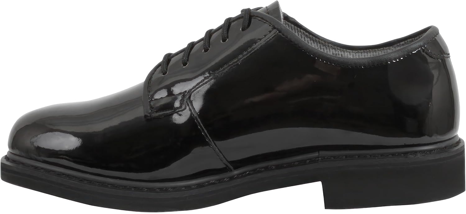 Классические туфли-оксфорды Rothco Uniform Hi-Gloss для торжественных случаев, черный — фото 2