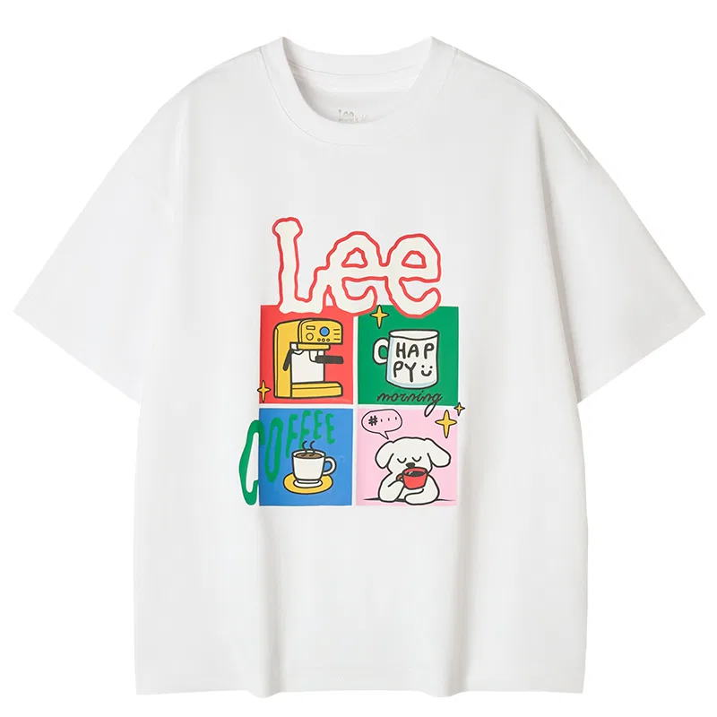 Футболка с круглым вырезом Moderate LEE KIDS, Lilac — фото 3