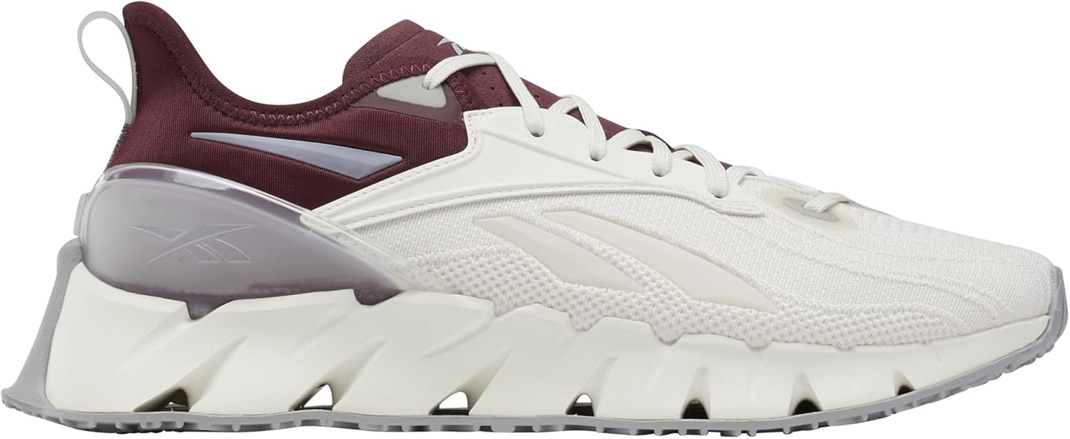 

Кроссовки Reebok Unisex-Adult Zig Kinetica 3, серый/бордовый